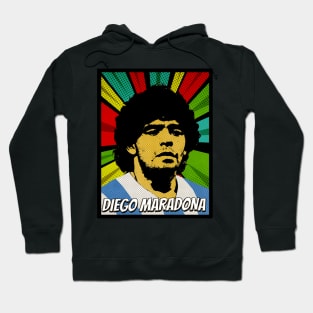 Diego Maradona Pop Art Design // Fan Art Hoodie